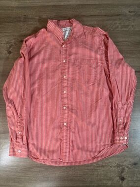 Wrangler Jeans Co Men’s Button Down Long Sleeve 100% Cotton Shirt Large